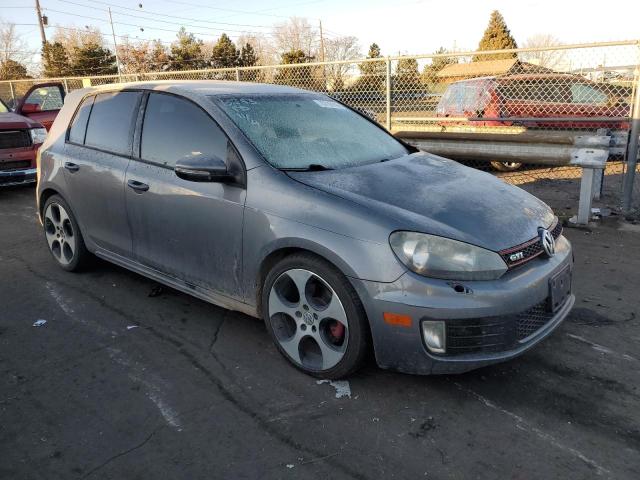 WVWHD7AJ7CW235052 - 2012 VOLKSWAGEN GTI GRAY photo 4