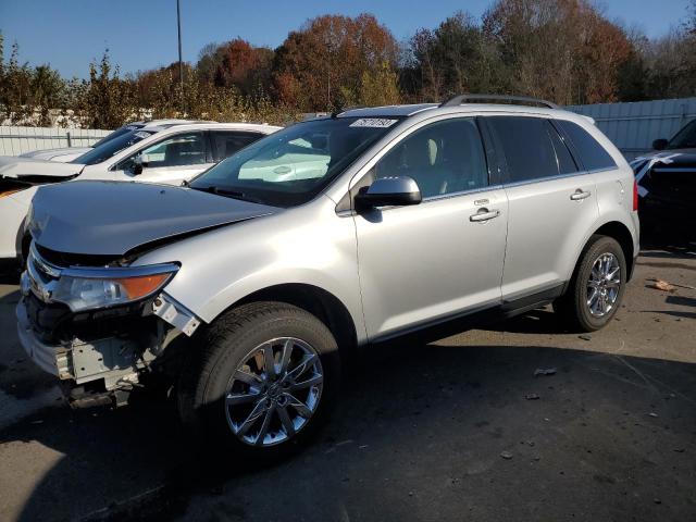 2FMDK4KC1EBA75639 - 2014 FORD EDGE LIMITED SILVER photo 1