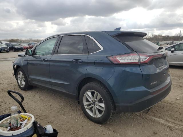 2FMPK4J91GBB94152 - 2016 FORD EDGE SEL BLUE photo 2