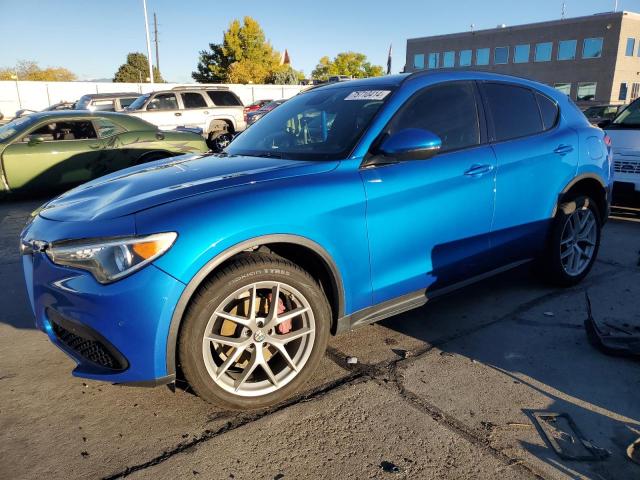 ZASFAKNN4J7B96340 - 2018 ALFA ROMEO STELVIO TI SPORT BLUE photo 1