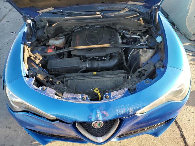 ZASFAKNN4J7B96340 - 2018 ALFA ROMEO STELVIO TI SPORT BLUE photo 12