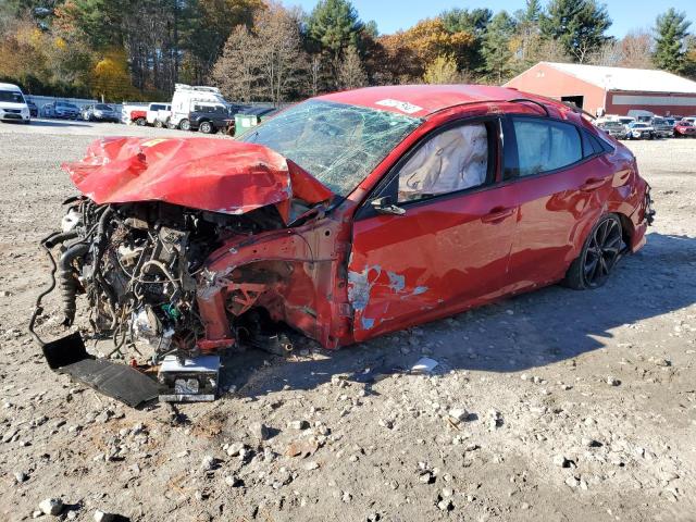 SHHFK7H44JU413013 - 2018 HONDA CIVIC SPORT წითელი ფოტო 1