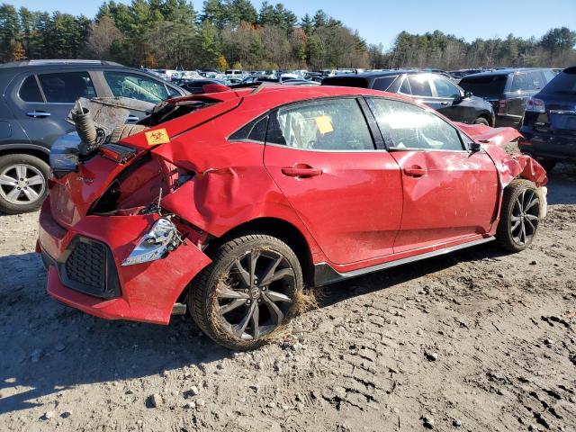 SHHFK7H44JU413013 - 2018 HONDA CIVIC SPORT წითელი ფოტო 3