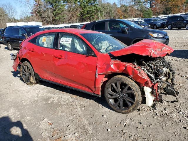 SHHFK7H44JU413013 - 2018 HONDA CIVIC SPORT წითელი ფოტო 4