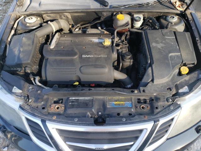 YS3FB49Y181112096 - 2008 SAAB 9-3 2.0T BLACK photo 11