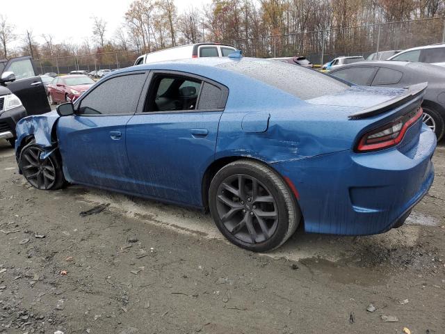 2C3CDXHG3MH653570 - 2021 DODGE CHARGER GT BLUE photo 2