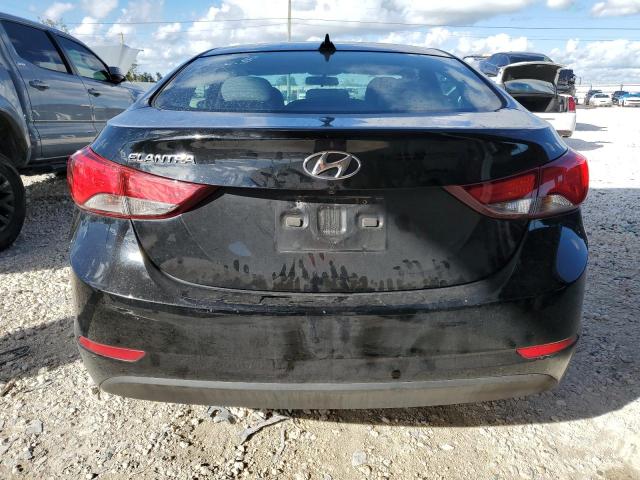 5NPDH4AE7GH652686 - 2016 HYUNDAI ELANTRA SE BLACK photo 6