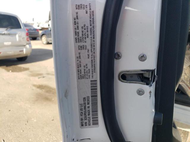 3C6UR5DJ8NG351336 - 2022 RAM 2500 BIG HORN/LONE STAR WHITE photo 12