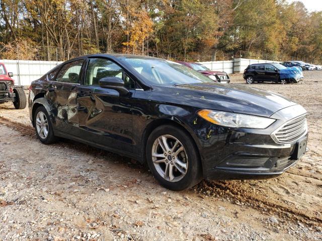 3FA6P0HD7JR230204 - 2018 FORD FUSION SE BLACK photo 4