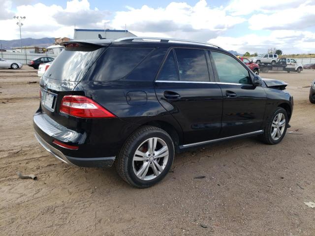 4JGDA5HB9EA272173 - 2014 MERCEDES-BENZ ML 350 4MATIC BLACK photo 3