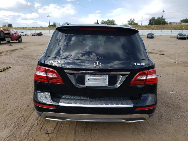 4JGDA5HB9EA272173 - 2014 MERCEDES-BENZ ML 350 4MATIC BLACK photo 6
