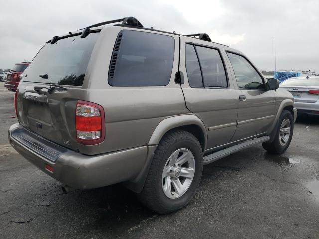 JN8DR09X32W658214 - 2002 NISSAN PATHFINDER LE TAN photo 3