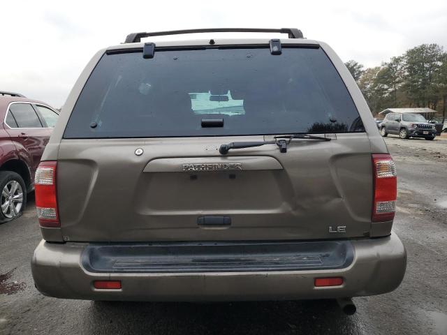 JN8DR09X32W658214 - 2002 NISSAN PATHFINDER LE TAN photo 6