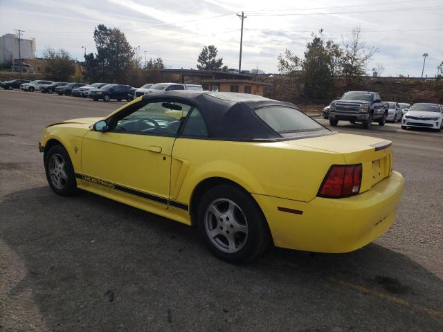 1FAFP44492F229308 - 2002 FORD MUSTANG YELLOW photo 2