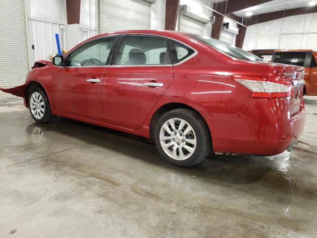 3N1AB7APXEL697614 - 2014 NISSAN SENTRA S RED photo 2