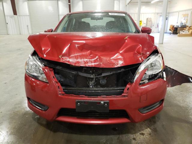 3N1AB7APXEL697614 - 2014 NISSAN SENTRA S RED photo 5