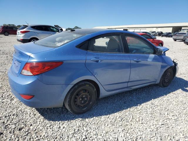 KMHCT4AE6EU674218 - 2014 HYUNDAI ACCENT GLS BLUE photo 3