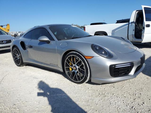 WP0AD2A94KS140514 - 2019 PORSCHE 911 TURBO SILVER photo 4