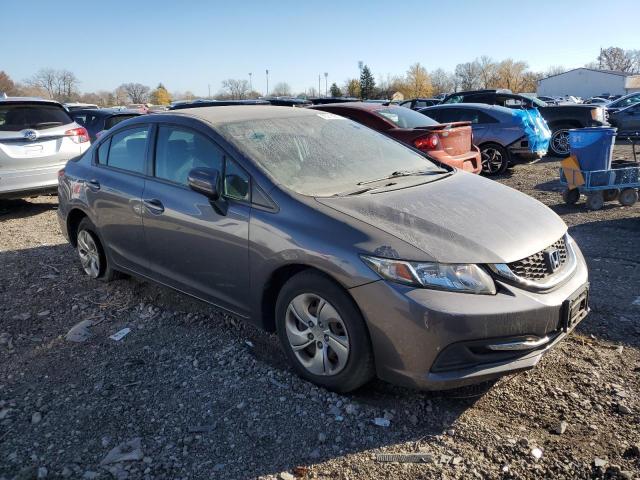 2HGFB2F55FH519019 - 2015 HONDA CIVIC LX GRAY photo 4