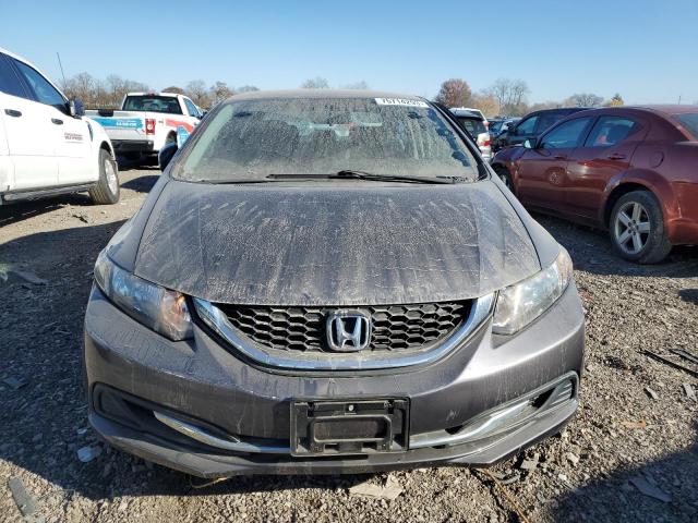 2HGFB2F55FH519019 - 2015 HONDA CIVIC LX GRAY photo 5