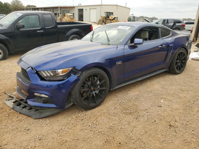 1FA6P8CF6F5317268 - 2015 FORD MUSTANG GT BLUE photo 1