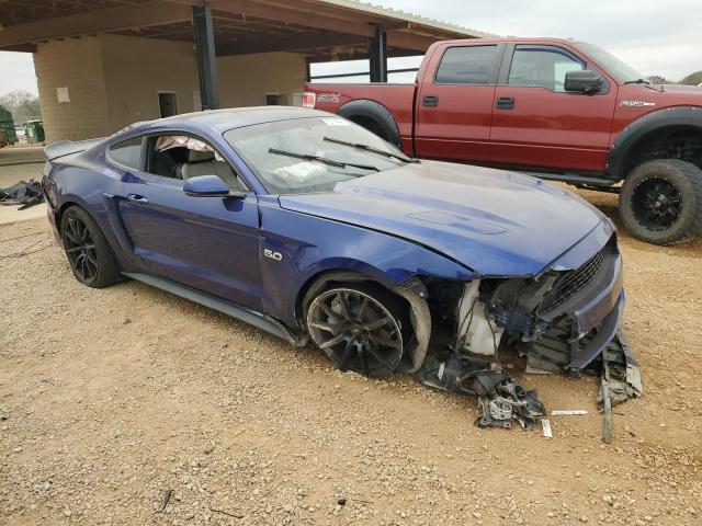 1FA6P8CF6F5317268 - 2015 FORD MUSTANG GT BLUE photo 4