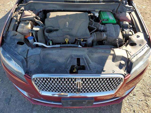 3LN6L5FC5HR655066 - 2017 LINCOLN MKZ RESERVE წითელი ფოტო 11