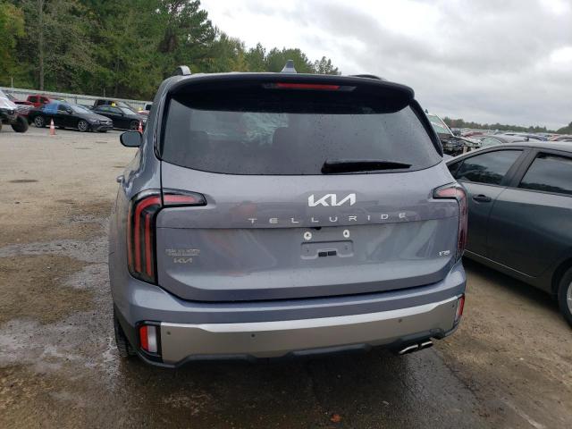 5XYP5DGCXPG329977 - 2023 KIA TELLURIDE SX SILVER photo 6