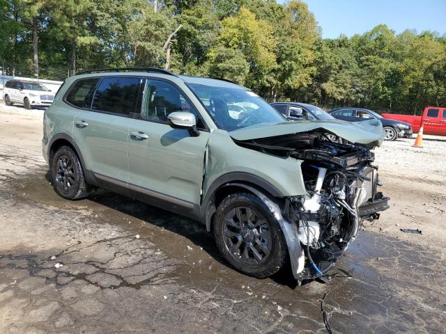 5XYP5DGC9PG393413 - 2023 KIA TELLURIDE SX GREEN photo 4