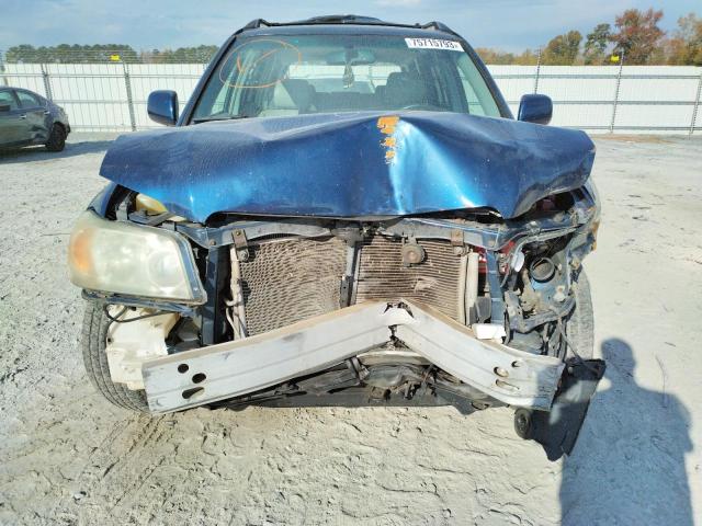 JTEEP21A170220113 - 2007 TOYOTA HIGHLANDER SPORT BLUE photo 5