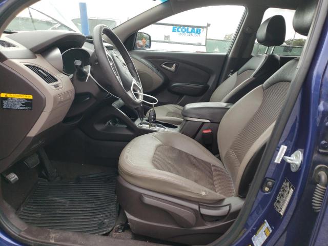 KM8JU3ACXCU502722 - 2012 HYUNDAI TUCSON GLS BLUE photo 7