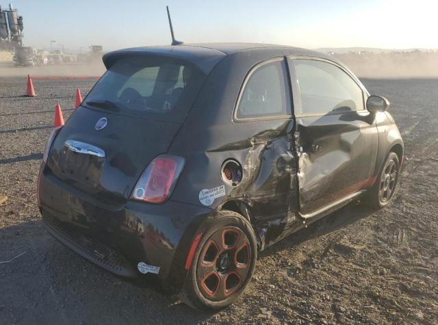 3C3CFFGE2ET225597 - 2014 FIAT 500 ELECTRIC BLACK photo 3