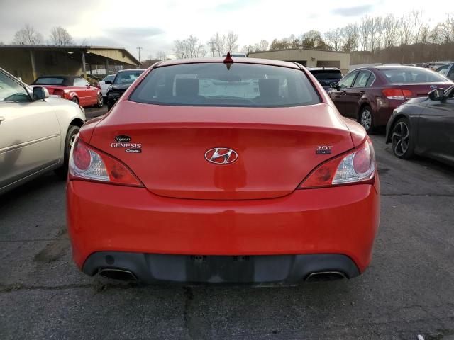 KMHHT6KD9CU074300 - 2012 HYUNDAI GENESIS CO 2.0T RED photo 6