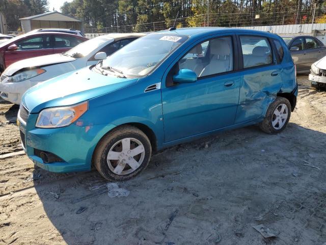 KL1TD66E29B651016 - 2009 CHEVROLET AVEO LS BLUE photo 1