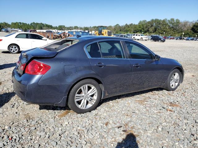 JN1DV6AP1BM830101 - 2011 INFINITI G25 BASE BLUE photo 3