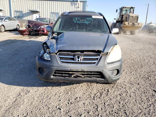 SHSRD78855U307941 - 2005 HONDA CR-V EX GRAY photo 5