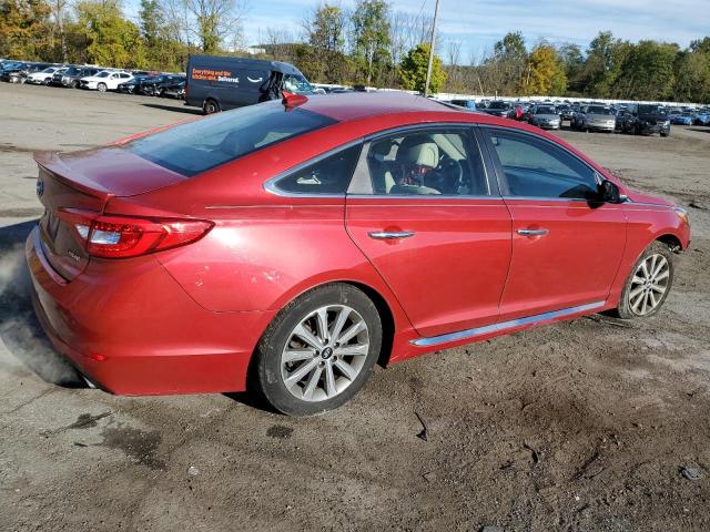 5NPE34AF2HH452022 - 2017 HYUNDAI SONATA SPORT RED photo 3