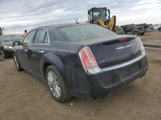 2C3CCAKT6CH266337 - 2012 CHRYSLER 300C BLUE photo 2