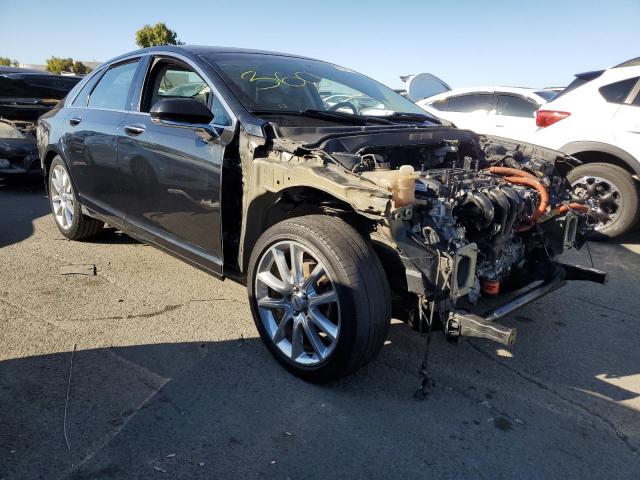 3LN6L2LUXFR607698 - 2015 LINCOLN MKZ HYBRID BLACK photo 4