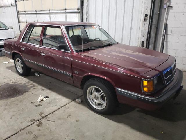 3B3BK46D1KT974727 - 1989 DODGE ARIES LE BURGUNDY photo 4