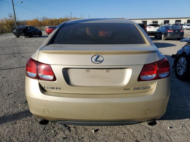 JTHCH96S560006211 - 2006 LEXUS GS 300 GOLD photo 6