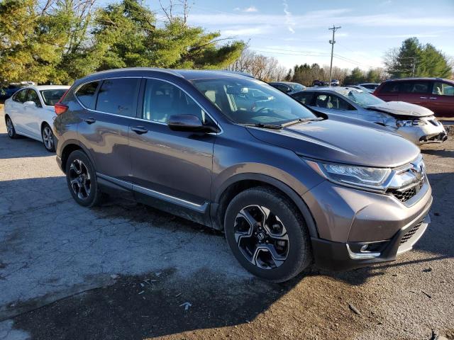 7FARW2H92JE063581 - 2018 HONDA CR-V TOURING GRAY photo 4