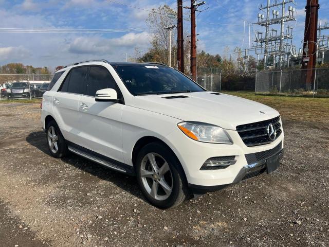 4JGDA5HB9FA601276 - 2015 MERCEDES-BENZ ML 350 4MATIC WHITE photo 1