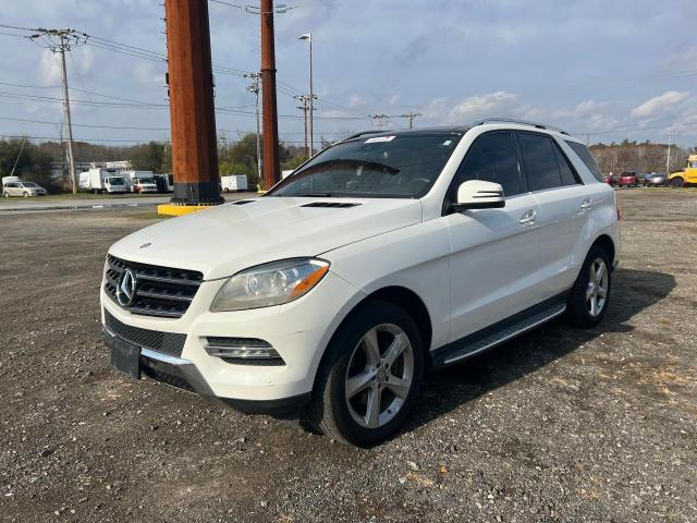 4JGDA5HB9FA601276 - 2015 MERCEDES-BENZ ML 350 4MATIC WHITE photo 2