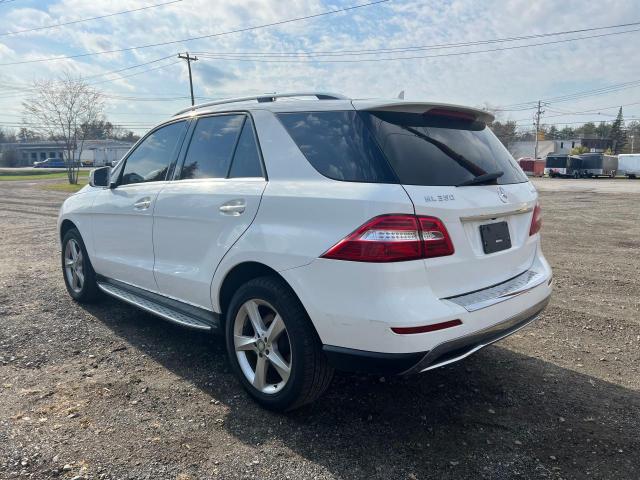 4JGDA5HB9FA601276 - 2015 MERCEDES-BENZ ML 350 4MATIC WHITE photo 3