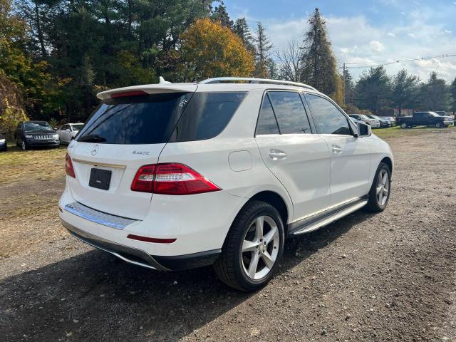 4JGDA5HB9FA601276 - 2015 MERCEDES-BENZ ML 350 4MATIC WHITE photo 4