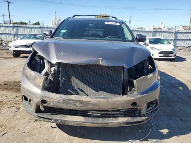 5TDJKRFH6GS234425 - 2016 TOYOTA HIGHLANDER XLE GRAY photo 5