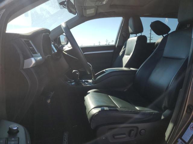 5TDJKRFH6GS234425 - 2016 TOYOTA HIGHLANDER XLE GRAY photo 7