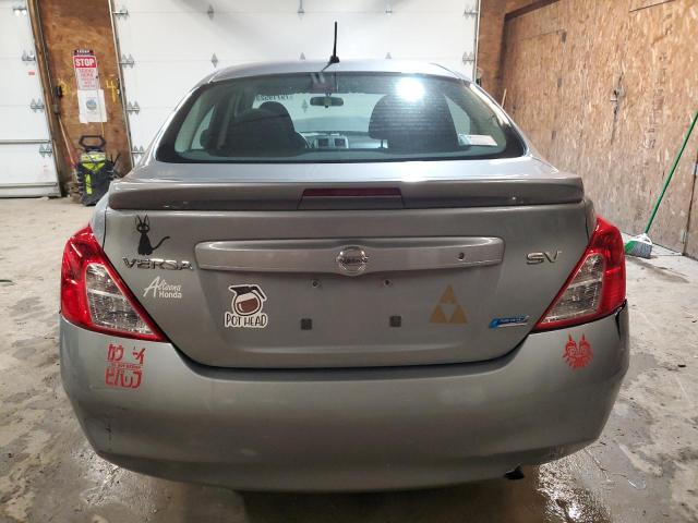 3N1CN7AP2DL838156 - 2013 NISSAN VERSA S SILVER photo 6