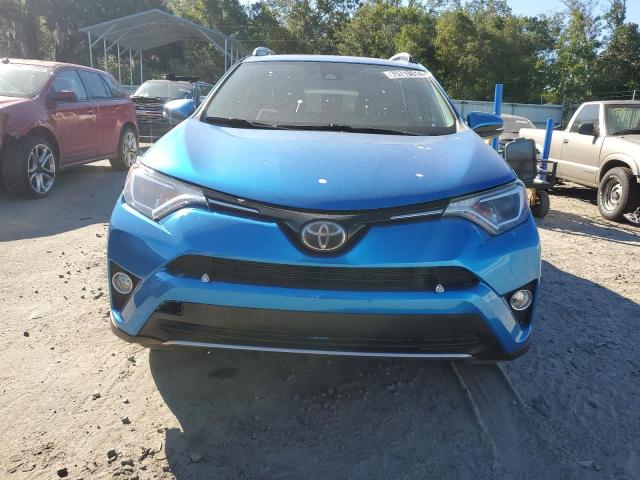 JTMWFREV8HJ120815 - 2017 TOYOTA RAV4 XLE BLUE photo 5